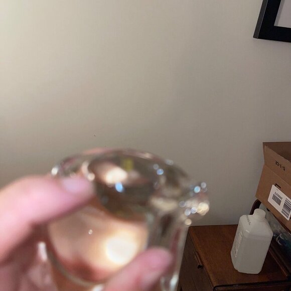 Vintage Clear Glass Cat Figure Egyptian Style 6 Inch Collection - Picture 7 of 8